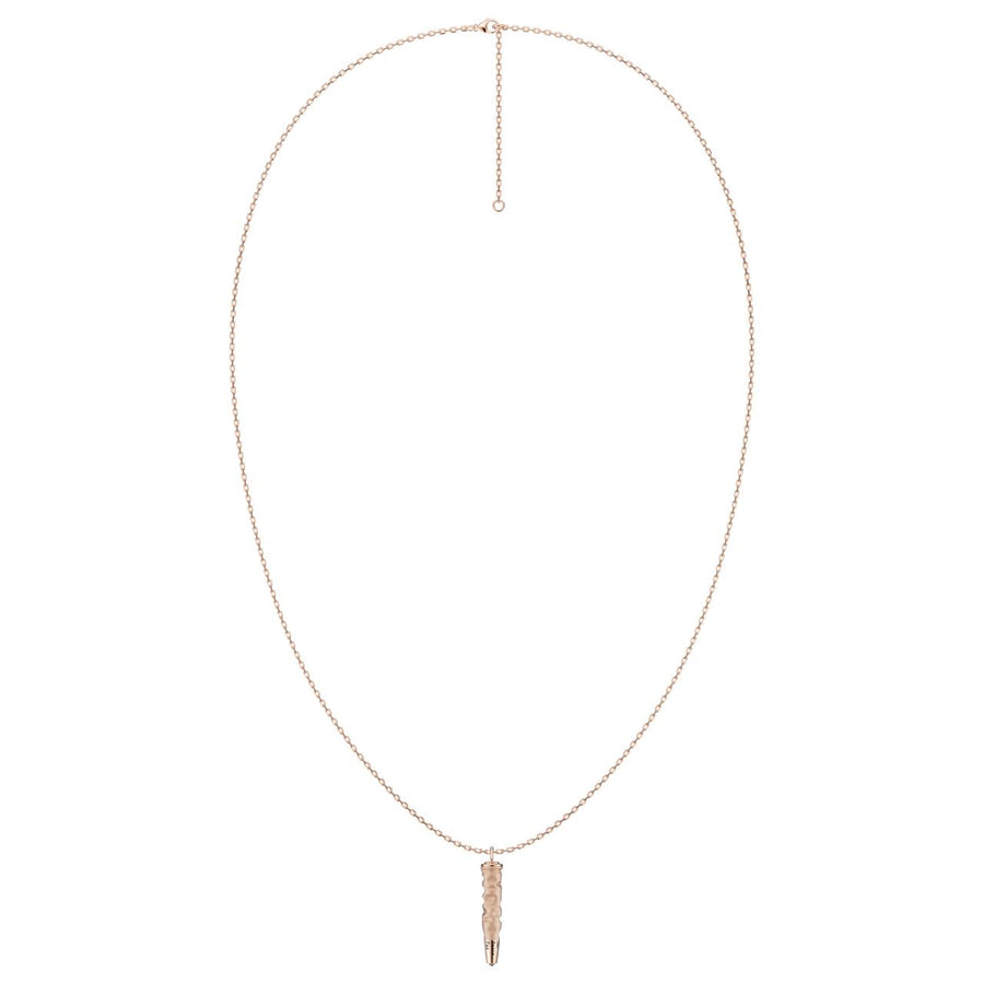 Bullet Peace Pendant in 18K Rose Gold