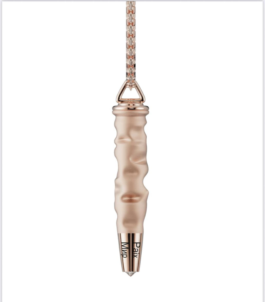 Bullet Peace Pendant in 18K Rose Gold