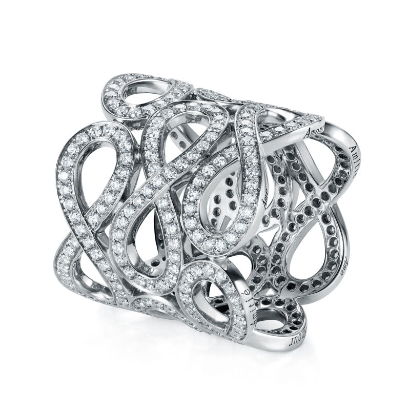 3ternity Diamond Ring in 18K White Gold